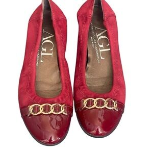 AGL/ATTILIO GIUSTI LEOMBRU
SHOES/FLAT/BALLET RED SZ
EUR 39(9) USA